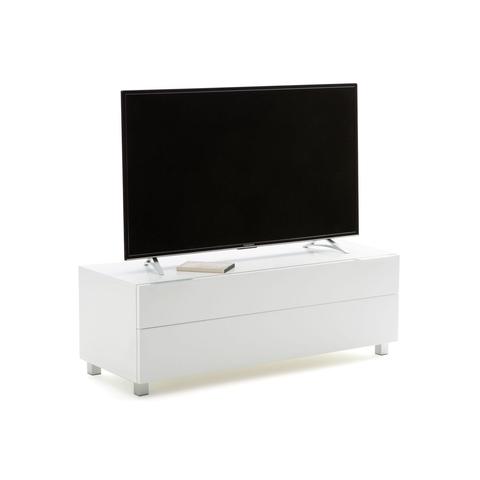 Meuble tv design blanc norwich pas cher