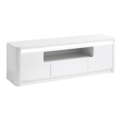 Meuble tv l.170 cm bellini décor blanc pas cher